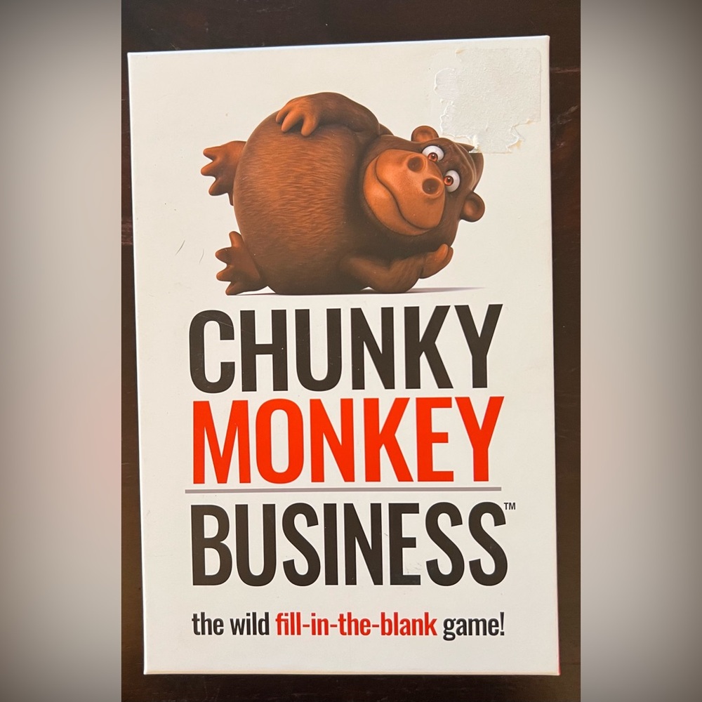 Chunky Monkey Business Card Game - Brown - Picture 2 of 7